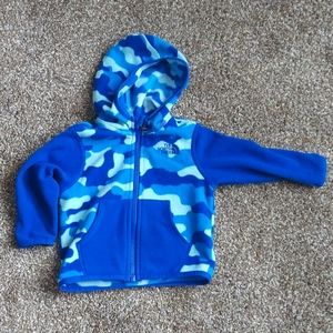 The North Face fleece jacket. Size 6-12 months.
